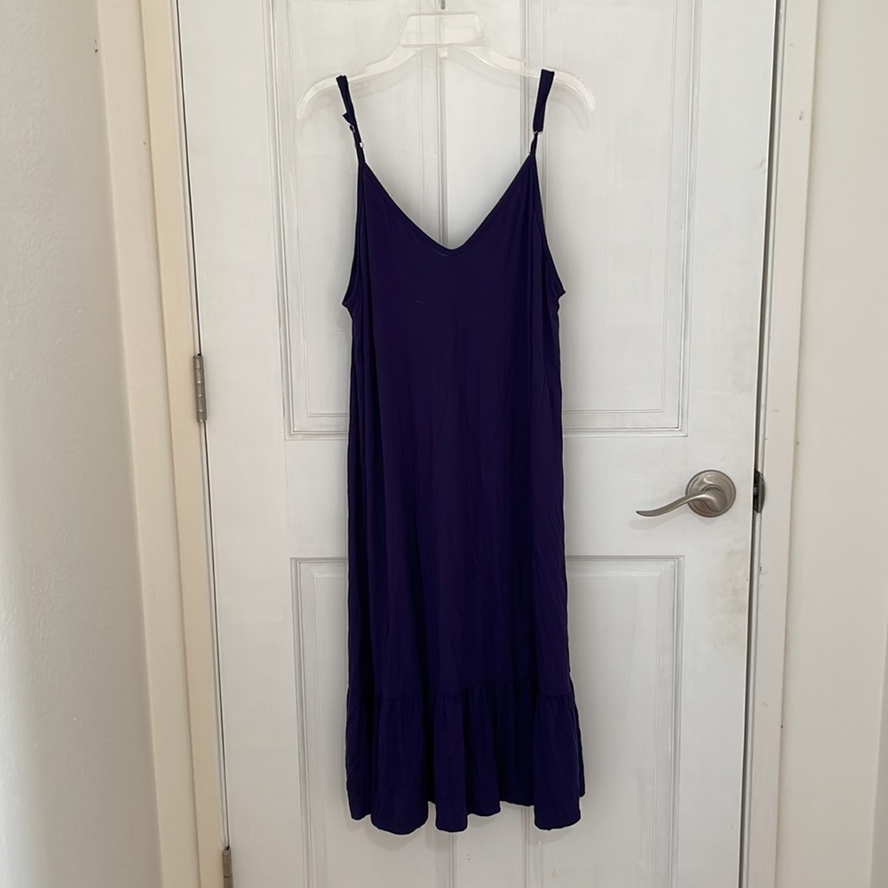 Agnes & Dora Indigo Midi Dress